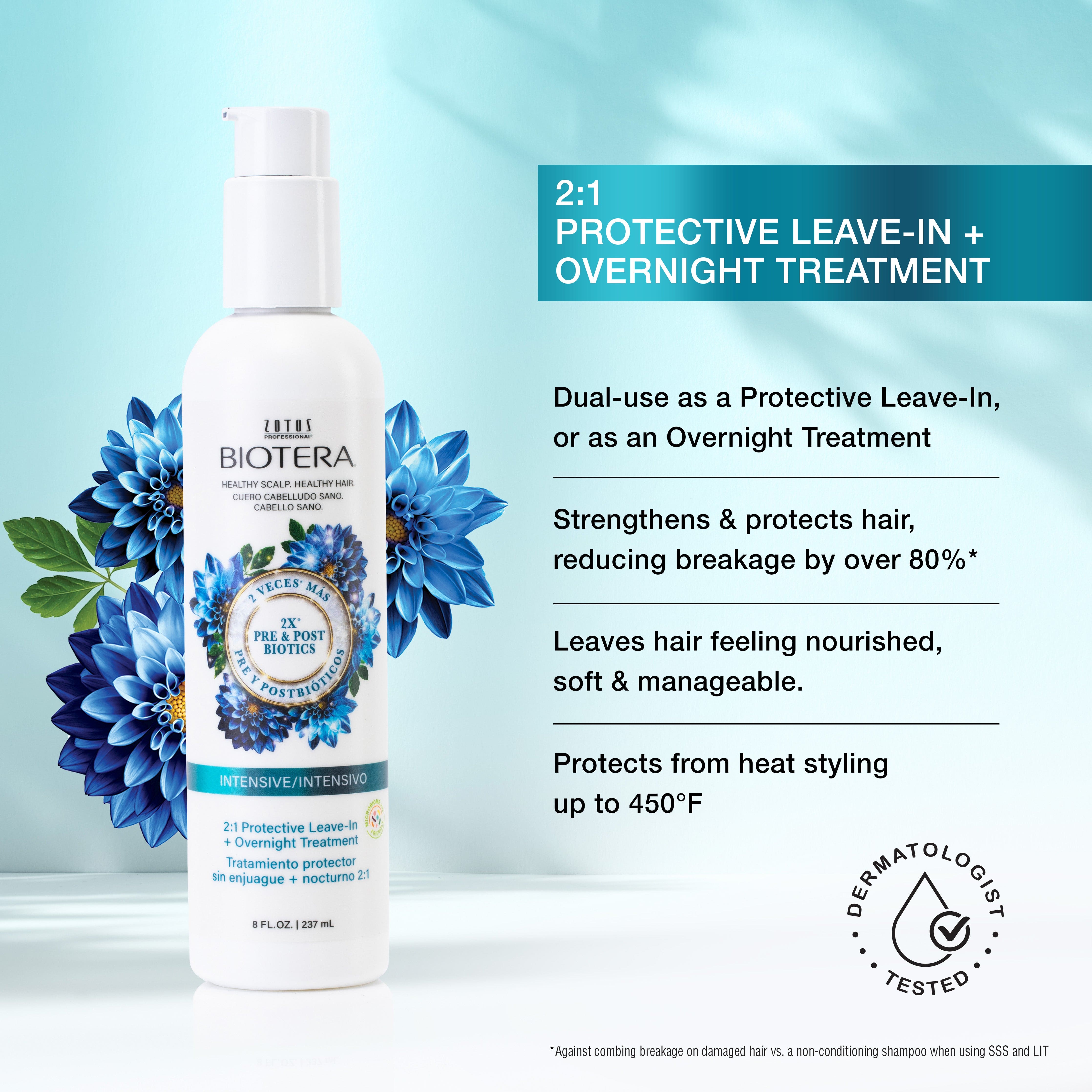 Biotera® Intensives 2:1 Protective Leave-In + Overnight Treatment