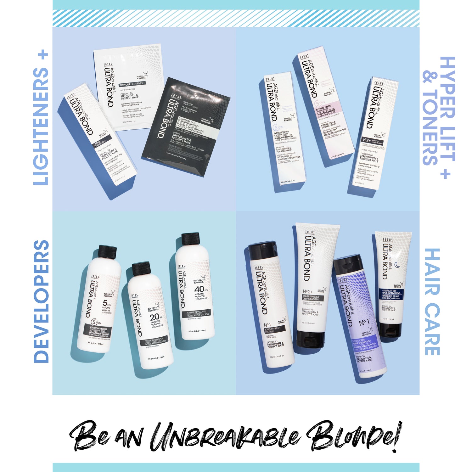 Be an unbreakable blonde!