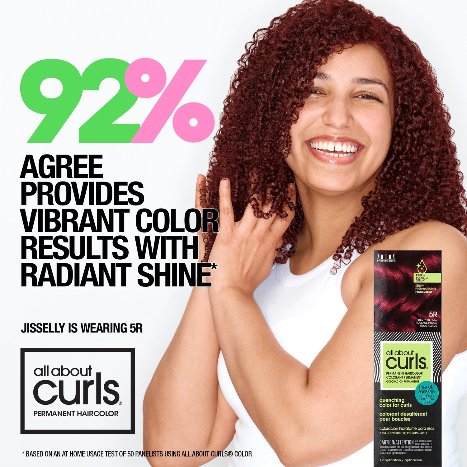 All About Curls™ Quenching Permanent Haircolor For Curls - Red Shades