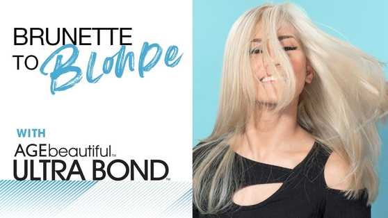 Brunette to Blonde with AGEbeautiful Ultra Bond