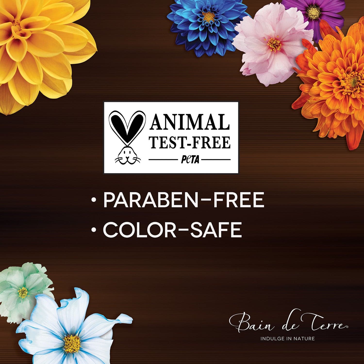 Animal Test-Free PETA; Paraben-Free; Color-Safe