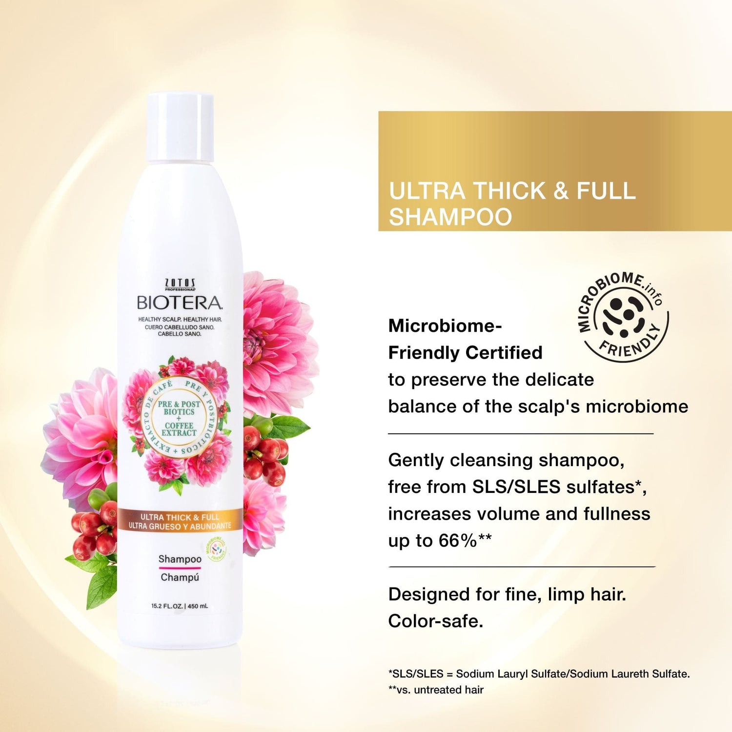 Biotera® Ultra Thick & Full Sheer Volume Shampoo