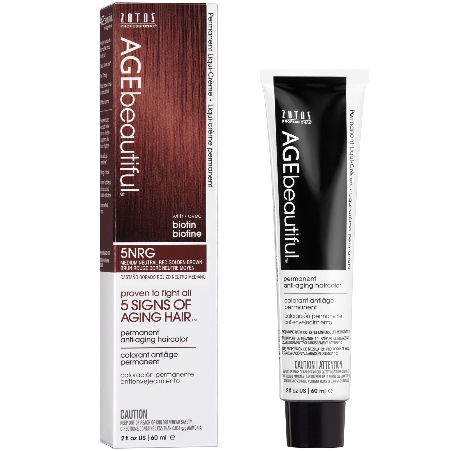 AGEbeautiful® Anti-Aging 100% Gray Coverage Liqui-Crème - Red/Violets